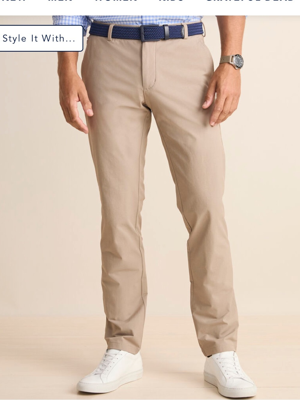 Vineyard Vines Men's Khaki Chino Pants - Light Tan